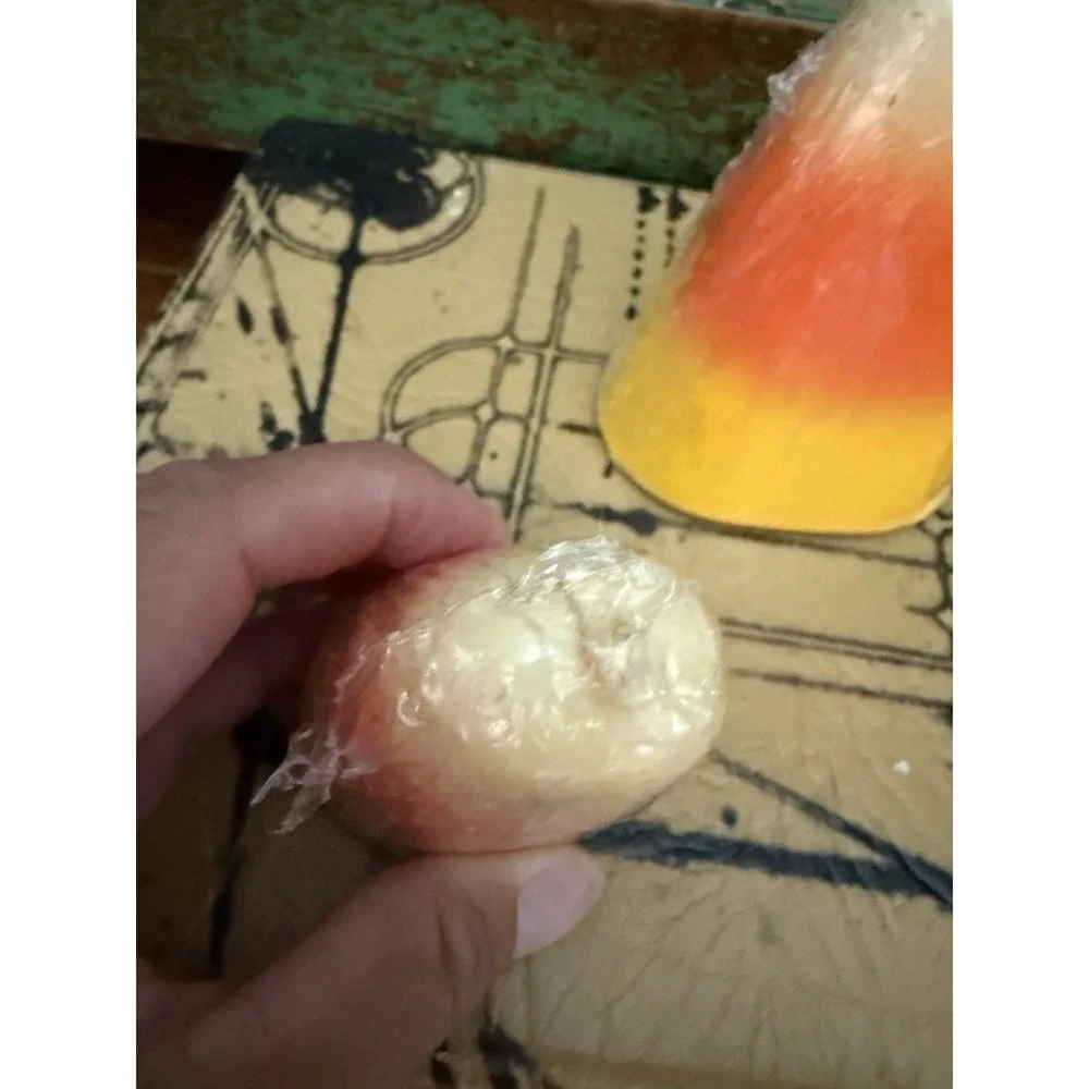 Halloween Candy Corn Shaped Candle Large (4